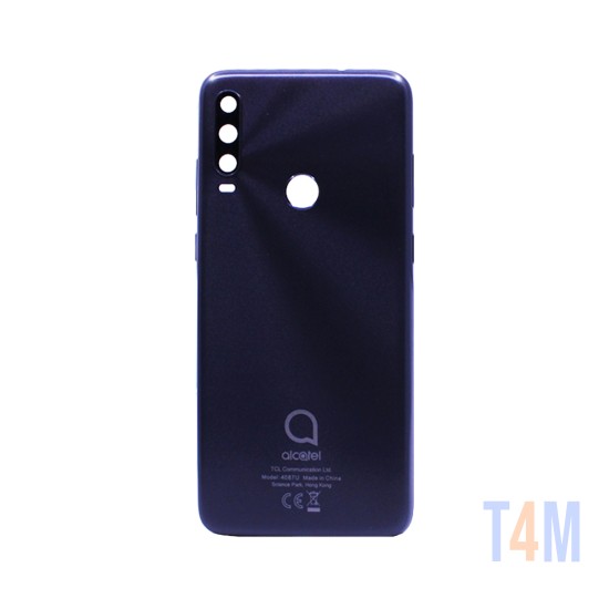 BACK COVER  WITH CAMERA FOR ALCATEL 3L 2020 LENS BLACK